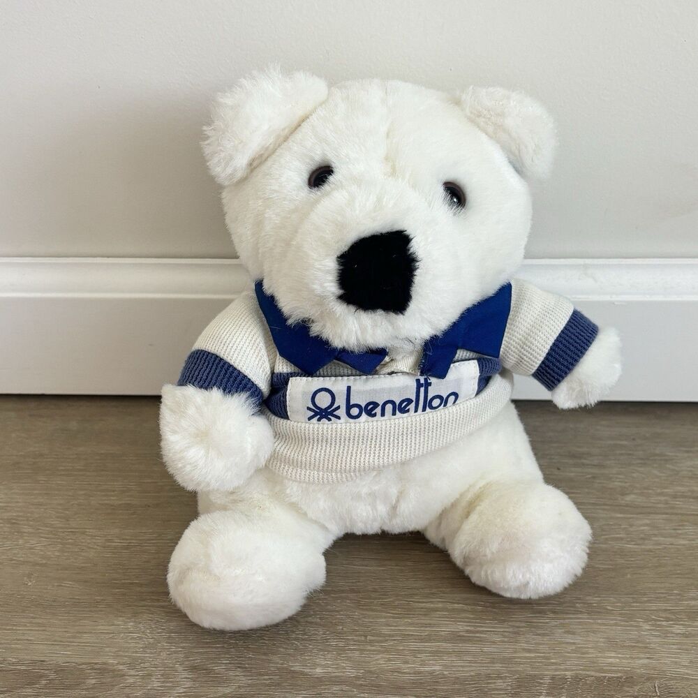 Benetton Bear Plush Rare Commonwealth 1985 Toy & Novelty Company 80's Vintage